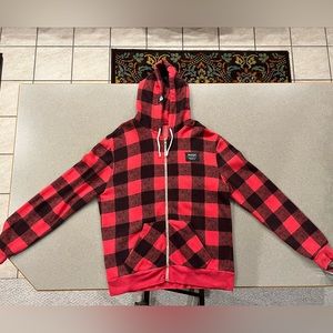 Phish Dry Goods Buffalo Check Hooded Sweatshirt